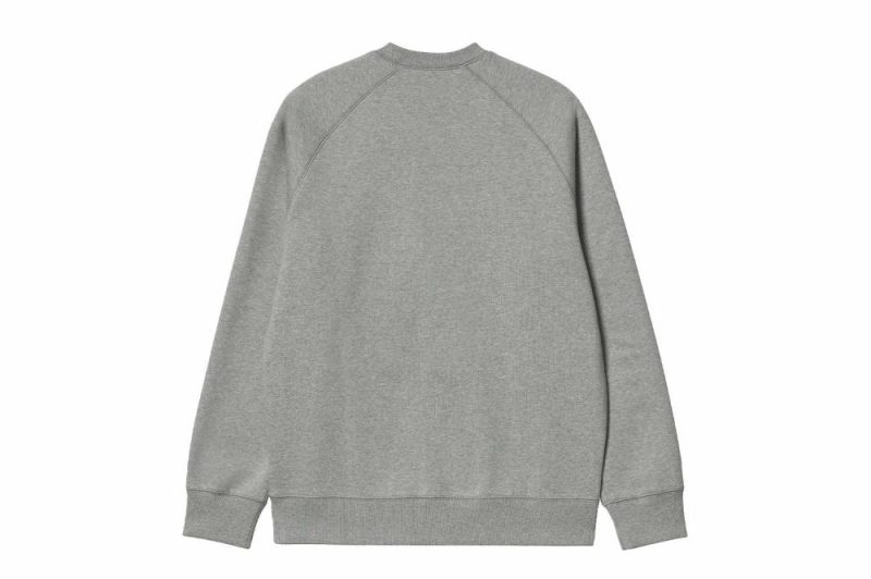 carhartt wip chase sweatshirt grau i026383 00m xx 03 02