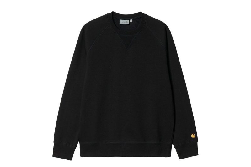 carhartt wip chase sweatshirt schwarz i026383 00f xx 03 01