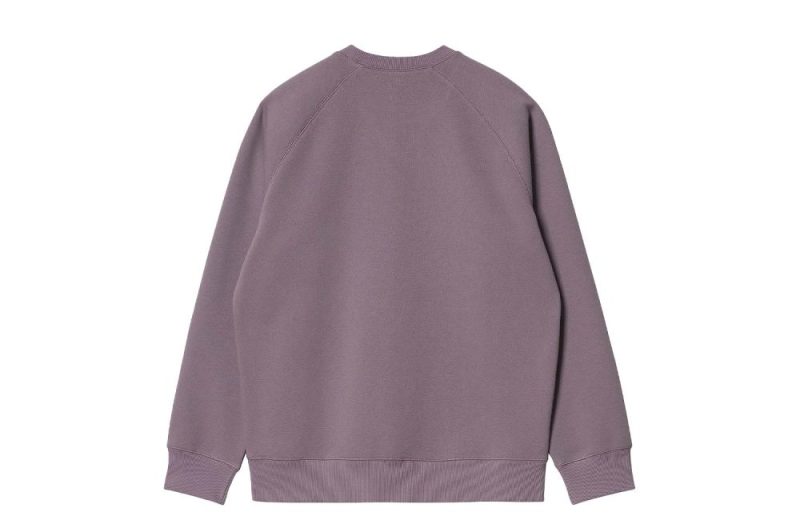 carhartt wip chase sweatshirt violett i026383 0xv xx 03 02