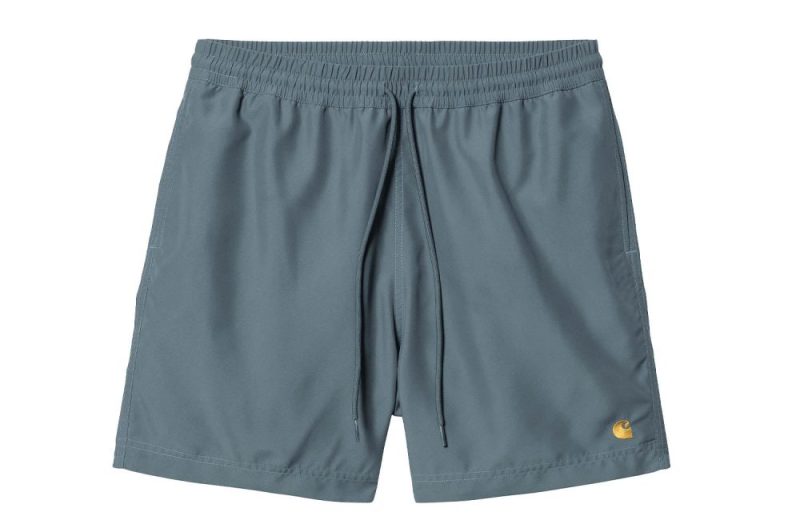 carhartt wip chase swim trunks blau i026235 0xw xx 03 01