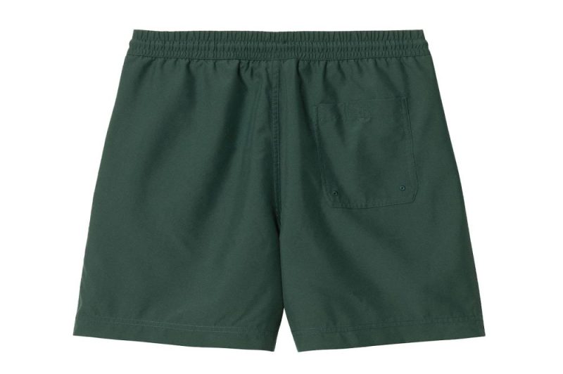 carhartt wip chase swim trunks gruen i026235 1nv xx 03 discoverygreen gold 02