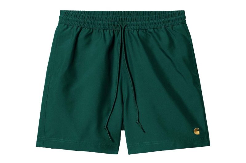 carhartt wip chase swim trunks gruen i026235 1yw xx 01