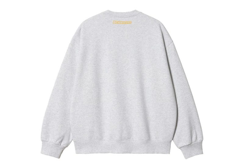 carhartt wip deadkebab knock knock sweatshirt grau i032454 482 xx 03 ash heather 2