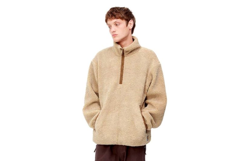 carhartt wip dorper pullover liner braun i030839 0ho xx 03 dusty brown 5