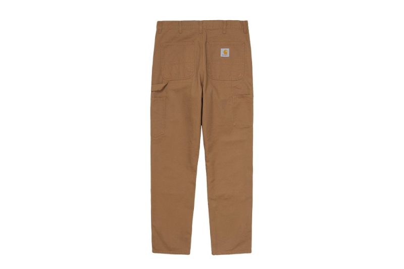 carhartt wip double knee pant braun i031501 hz 02 32 02