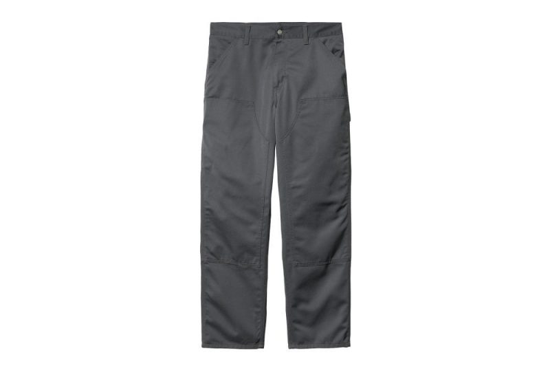 carhartt wip double knee pant grau i032963 1cq 02 32 01