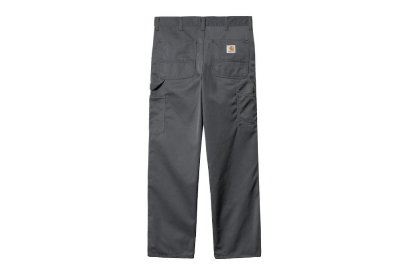 carhartt wip double knee pant grau i032963 1cq 02 32 02