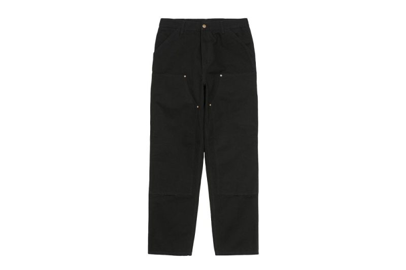 carhartt wip double knee pant schwarz i029196 89 02 32 01