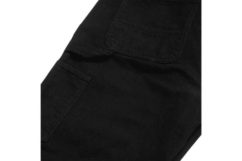 carhartt wip double knee pant schwarz i029196 89 02 32 02