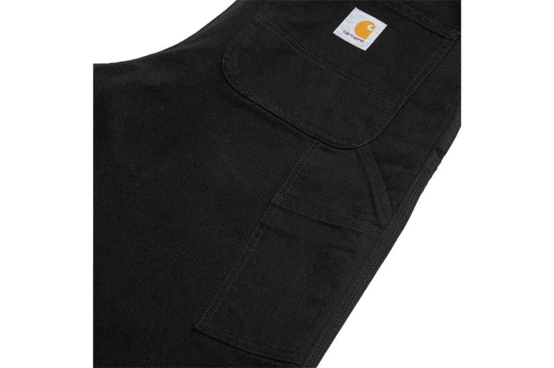 carhartt wip double knee pant schwarz i029196 89 02 32 03