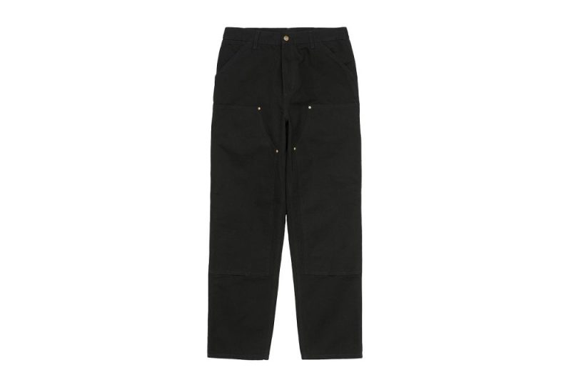 carhartt wip double knee pant schwarz i031501 89 02 32 01