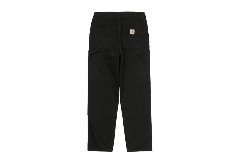 carhartt wip double knee pant schwarz i031501 89 02 32 02