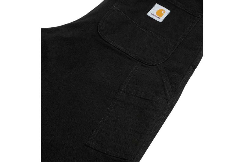 carhartt wip double knee pant schwarz i031501 89 02 32 03