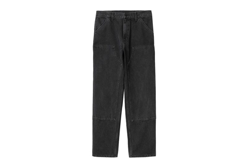 carhartt wip double knee pant schwarz i032699 89 06 32 01