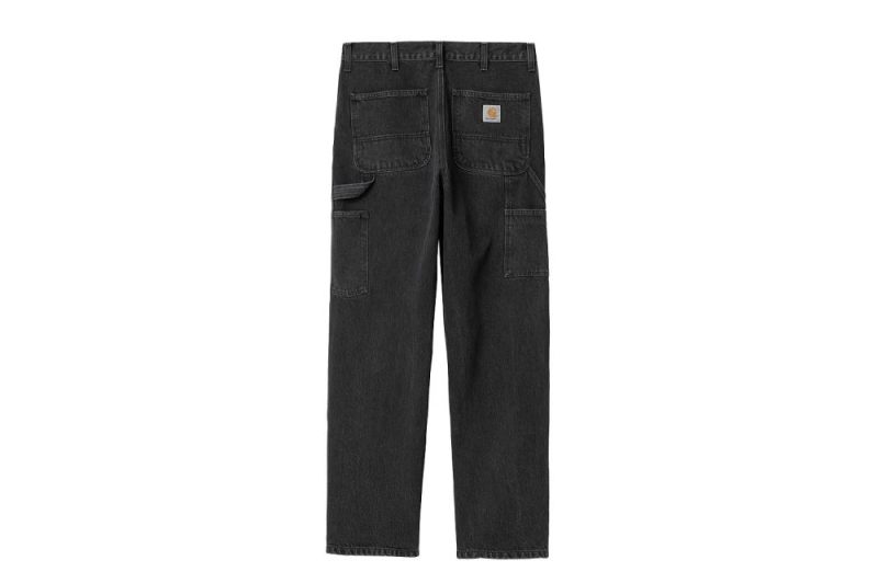 carhartt wip double knee pant schwarz i032699 89 06 32 02