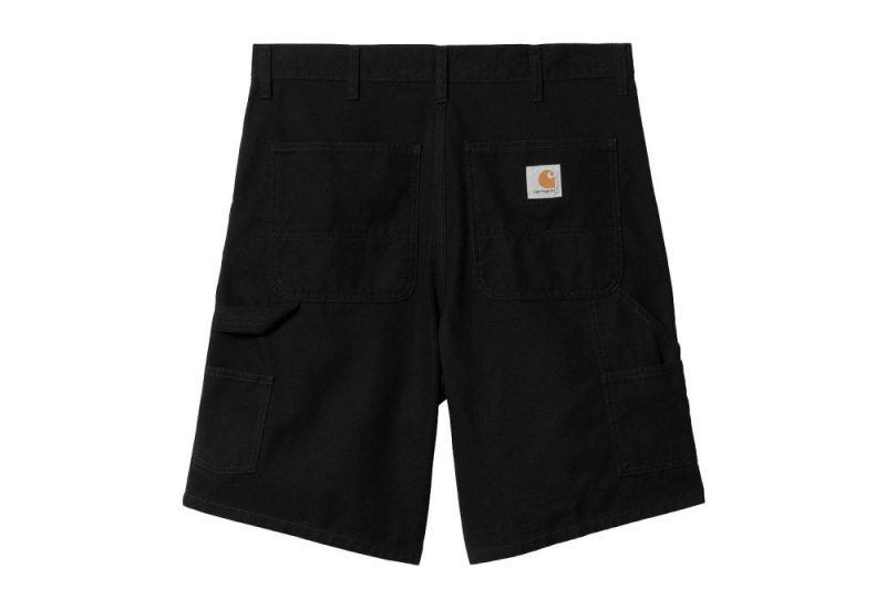 carhartt wip double knee short schwarz i033118 89 02 00 02