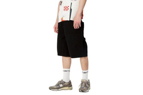 carhartt wip double knee short schwarz i033118 89 02 00 04