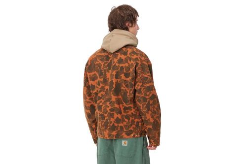 carhartt wip duck detroit jacket orange i034281 2fa gd 03 camo duck green 7