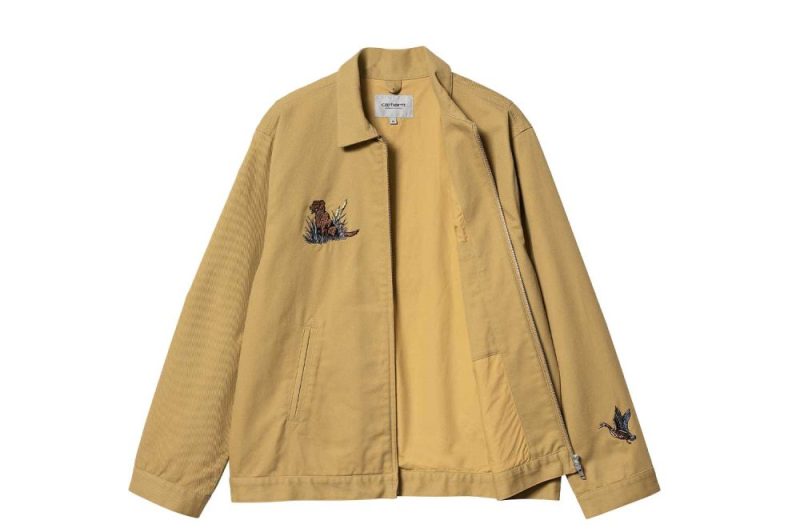 carhartt wip ducks jacket gelb i033699 1yh xx 03 02