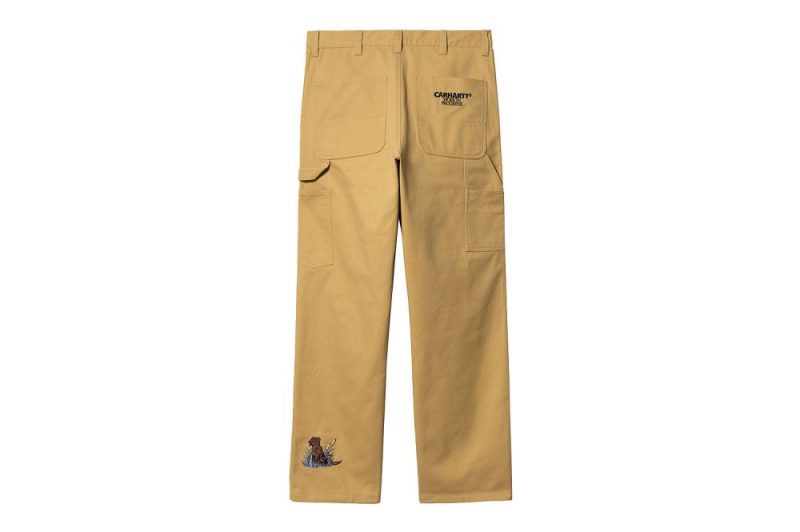 carhartt wip ducks single knee pant gelb i033700 1yh xx 03 02