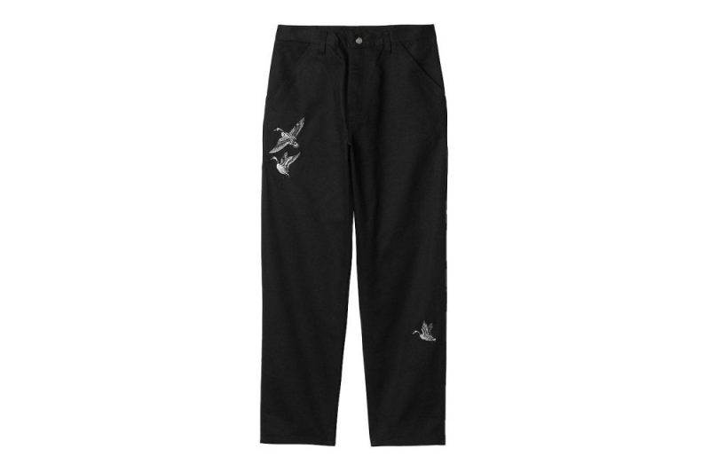 carhartt wip ducks single knee pant schwarz i033700 89 xx 03 01