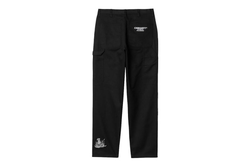 carhartt wip ducks single knee pant schwarz i033700 89 xx 03 02