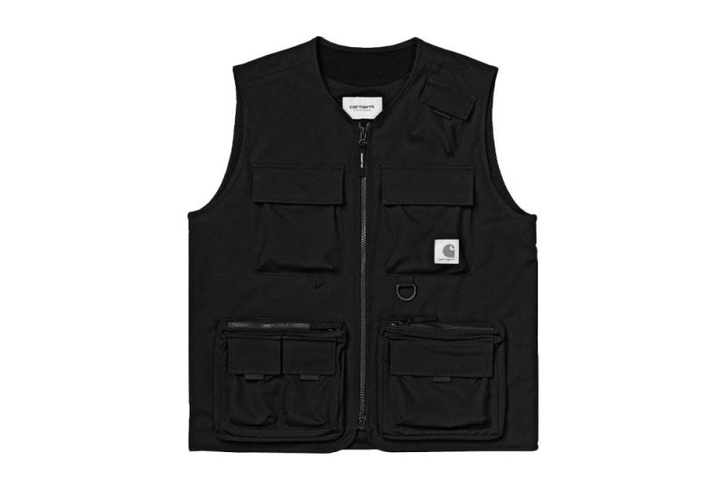 carhartt wip elmwood vest schwarz i026023 89 xx 03 01