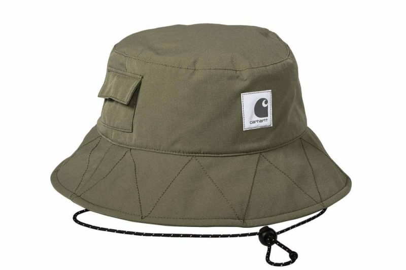 carhartt wip elway bucket olive i031593 667 xx 04 dollar green 1