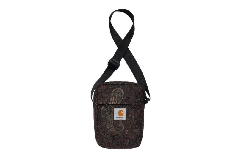 carhartt wip flint shoulder pouch paisley print buckeye i029505 1u6 02 06 paisley print buckeye 01