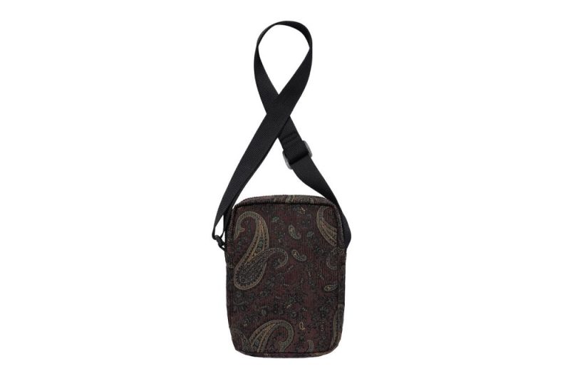 carhartt wip flint shoulder pouch paisley print buckeye i029505 1u6 02 06 paisley print buckeye 02