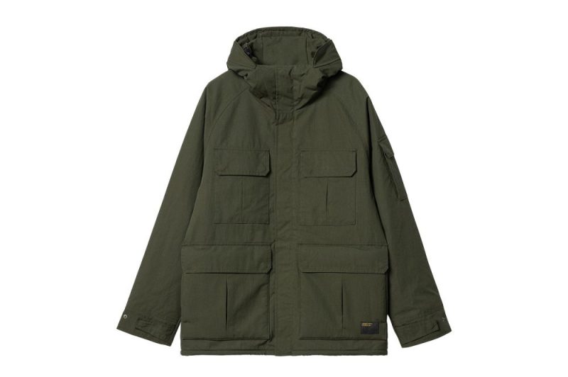 carhartt wip haste jacket olive i032250 1nq xx 03 plant 1