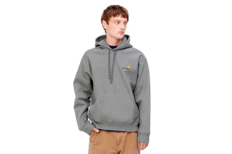 carhartt wip hooded american script sweat grau i028279 zm xx 03 03