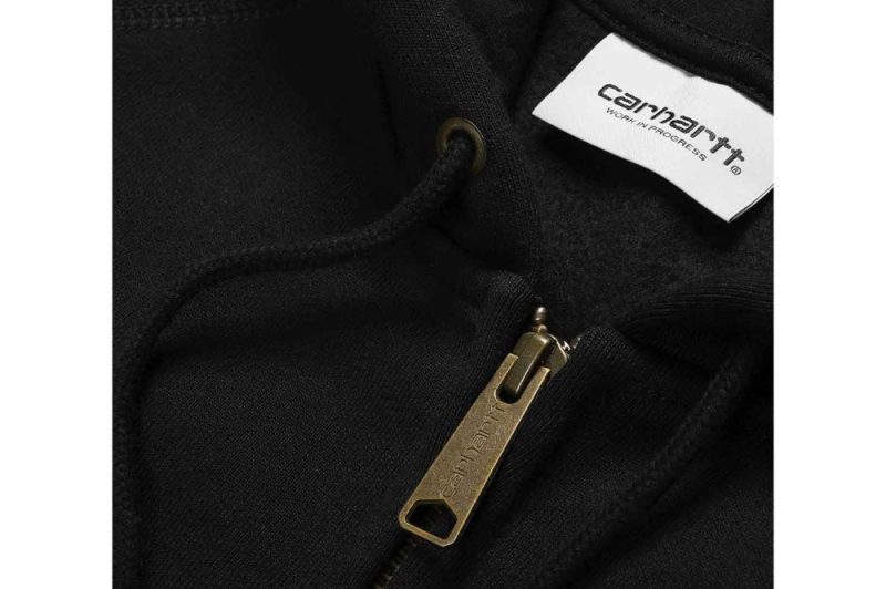 carhartt wip hooded chase jacket schwarz i026385 00f xx 03 05