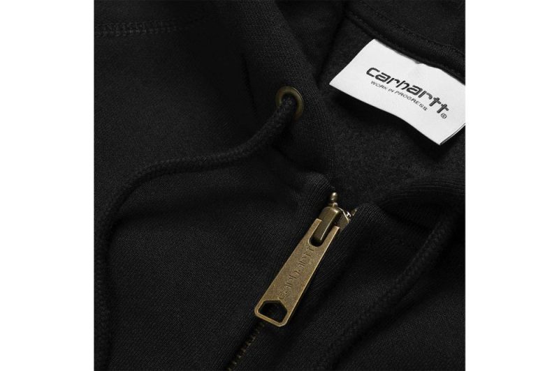 carhartt wip hooded chase jacket schwarz i033664 00f xx 03 06