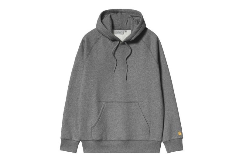 carhartt wip hooded chase sweat dunkelgrau i033661 00c xx 03 01