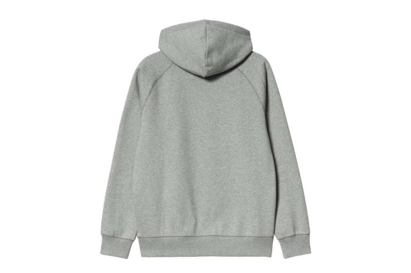 carhartt wip hooded chase sweat grau i026384 00m xx 03 02