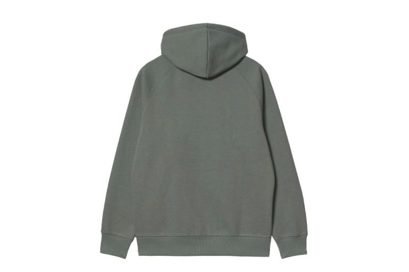 carhartt wip hooded chase sweat olive i026384 0sn xx 03 02