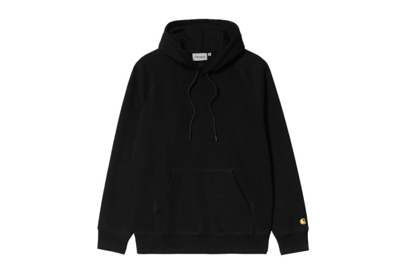 carhartt wip hooded chase sweat schwarz i026384 00f xx 03 01