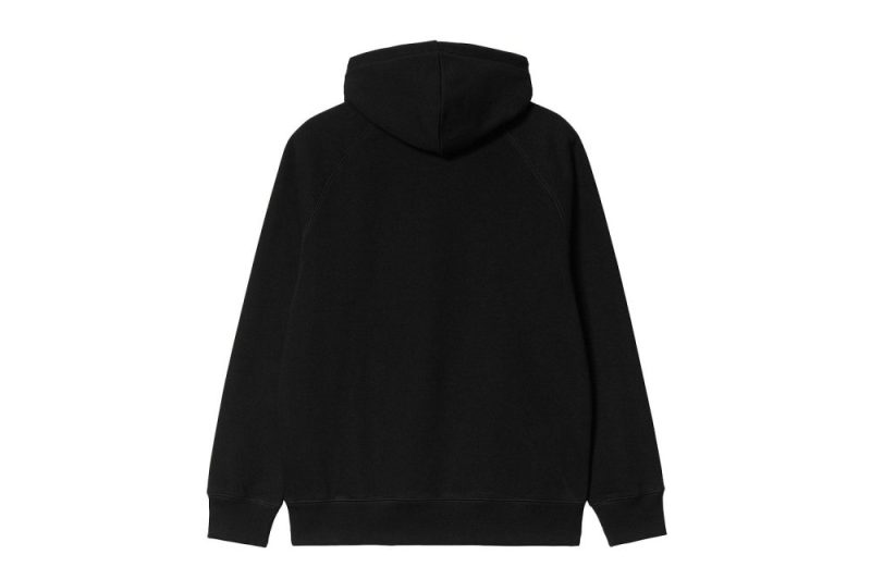 carhartt wip hooded chase sweat schwarz i026384 00f xx 03 02