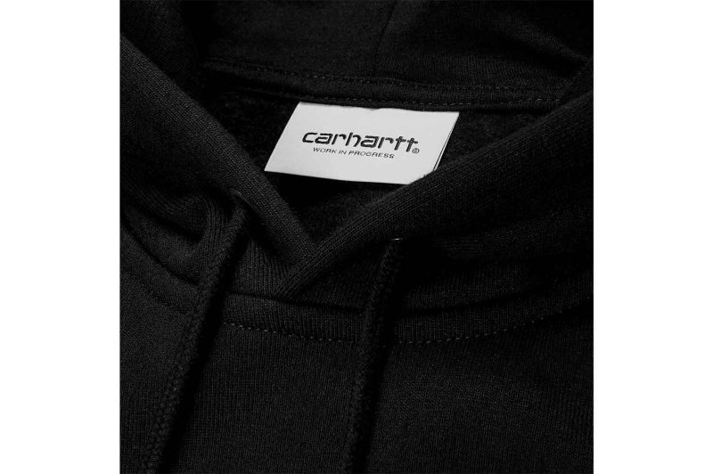 carhartt wip hooded chase sweat schwarz i026384 00f xx 03 03