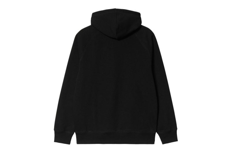 carhartt wip hooded chase sweat schwarz i033661 00f xx 03 02