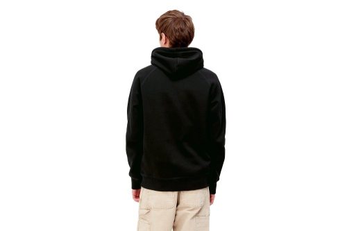 carhartt wip hooded chase sweat schwarz i033661 00f xx 03 04