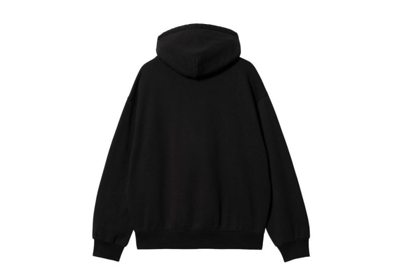 carhartt wip hooded heart patch sweat schwarz i032450 89 xx 03 black 2