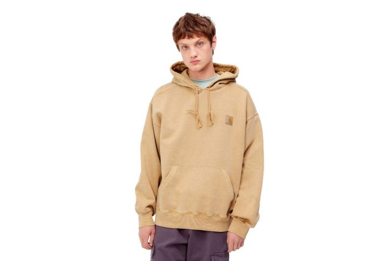 carhartt wip hooded vista sweat braun i029523 07e gd 03 4