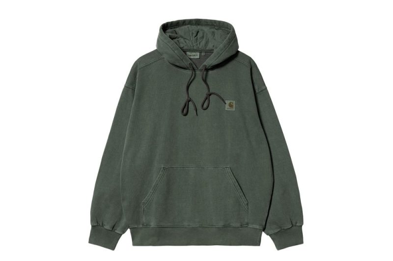 carhartt wip hooded vista sweat gruen i029523 0wh gd 03 1