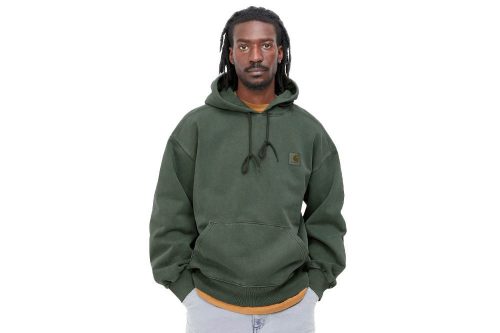 carhartt wip hooded vista sweat gruen i029523 0wh gd 03 3