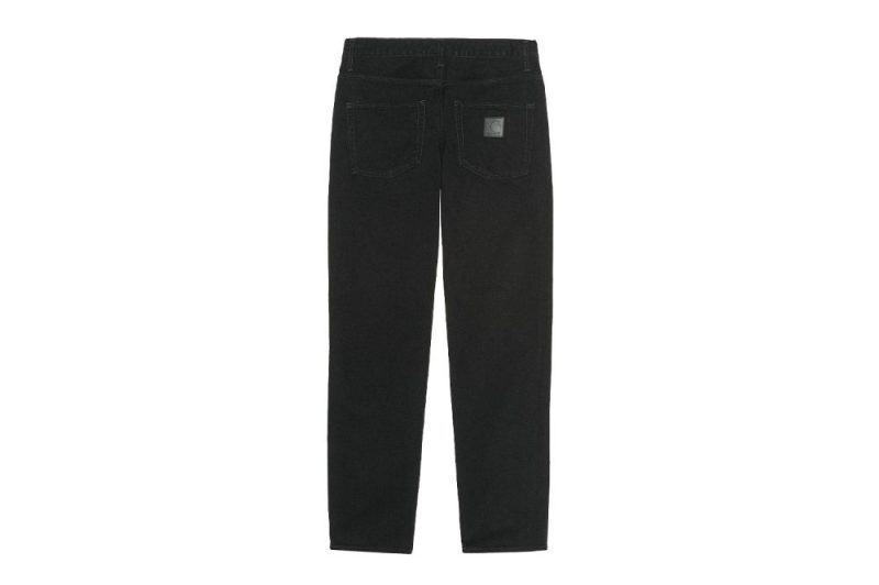 carhartt wip klondike pant schwarz i029207 89 2y 32 black onewash 2