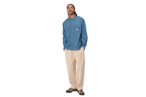 carhartt wip l s craft shirt blau i033021 1yi xx 03 05