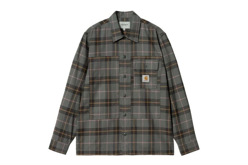 carhartt wip l s hadley shirt gruen i032903 20m xx 03 01