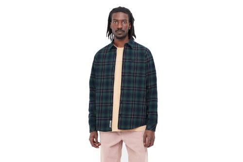 carhartt wip l s lermond shirt gruen i030802 13j xx 03 juniper 5